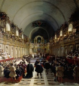 La asamblea de los Estados Generales el 27 de octubre de 1614 de Jean Alaux