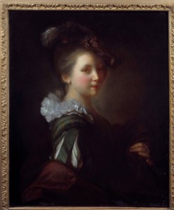 Retrato de mujer de Jean Alexis Grimou
