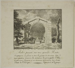 Proyecto para un refugio a lo largo de una carretera