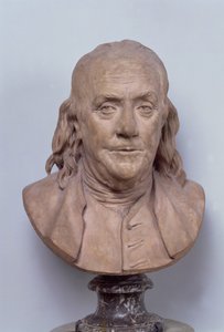 Busto de Benjamin Franklin (1706-90) 1778