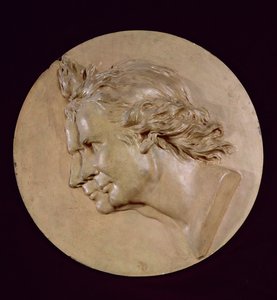Medallón que representa a Joseph (1740-1810) y Etienne Montgolfier (1745-99) de Jean Antoine Houdon