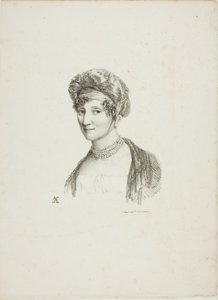 Retrato de una mujer con turbante de Jean Antoine Laurent