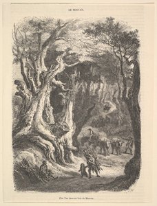 Vista en el bosque de Morvan de Jean Antoine Watteau