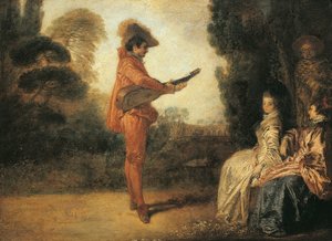 Castor (encantador), circa 1713-1714, por Jean-Antoine Watteau