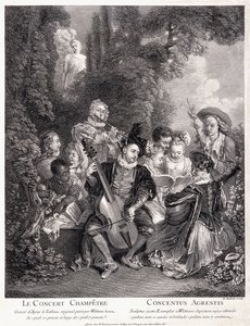 El concierto campestre, 1735