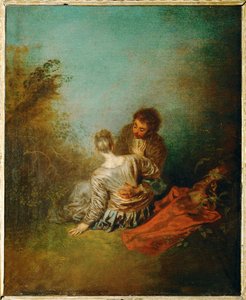 Le Faux Pas ... de Jean Antoine Watteau