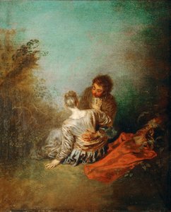 Le Faux Pas de Jean Antoine Watteau