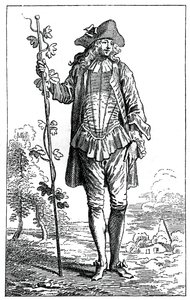 Traje de Campesino, 1885 de Jean Antoine Watteau