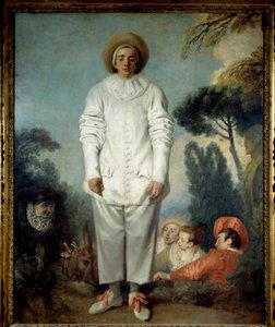 Pierrot, antes llamado Gilles. (Pedrolino en la Commedia dell
