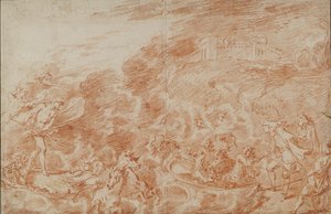 Tormenta en el mar, siglo XVIII
