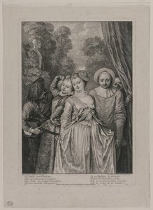 La ropa es italiana. de Jean Antoine Watteau