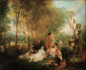La fiesta del amor, ca. 1718-1719