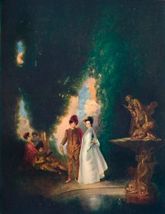 La fuente, siglo XVIII de Jean Antoine Watteau