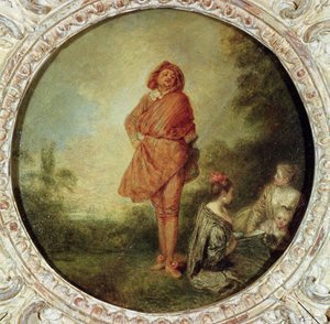 El Hombre Orgulloso, 1715 de Jean Antoine Watteau