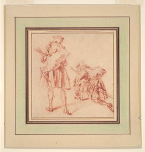 dos reclutas de Jean Antoine Watteau