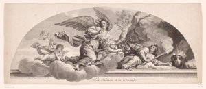 Representación alegórica con Celos y Disconformidad La Jalousie et la Discorde (título sobre objeto)