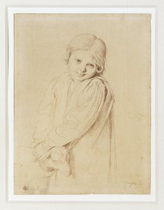 Charlotte-Madeleine Taurel, hija del grabador ... de Jean Auguste Dominique Ingres