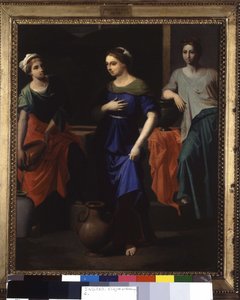 Eliezer y Rebeca de Jean Auguste Dominique Ingres