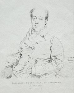 Frederic 5º Conde de Guilford, 1815 de Jean Auguste Dominique Ingres