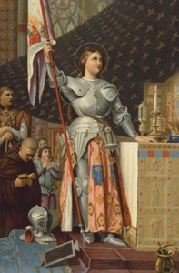 Juana de Arco en la Coronación de Carlos VII, 1429 de Jean Auguste Dominique Ingres