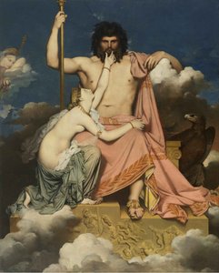 Júpiter y Tetis, 1811 de Jean Auguste Dominique Ingres