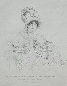 Katherine Anne Lady Glenbervie de Jean Auguste Dominique Ingres