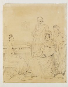 La famille Stamaty ... de Jean Auguste Dominique Ingres