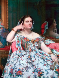 Madame Moitessier, 1856 de Jean Auguste Dominique Ingres