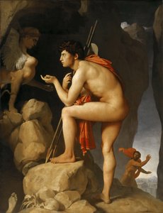 Edipo y la Esfinge de Jean Auguste Dominique Ingres