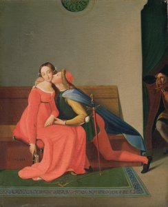 Paolo y Francesca de Jean Auguste Dominique Ingres
