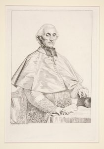 Retrato de Gabriel Courtois de Pressigny de Jean Auguste Dominique Ingres