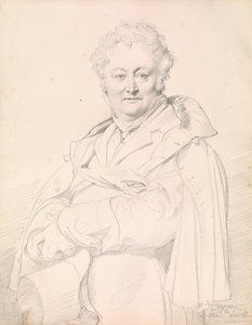 Retrato de Guillaume Guillon-Lethière de Jean Auguste Dominique Ingres