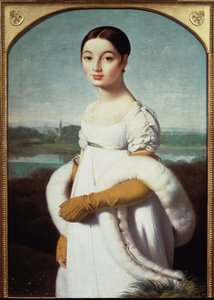 Retrato de Mademoiselle Caroline Riviere de Jean Auguste Dominique Ingres