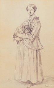 Retrato de Mademoiselle Marie Reiset, luego Vizcondesa Adolphe-Louis-Edgar de Segur-Lamoignon de Jean Auguste Dominique Ingres