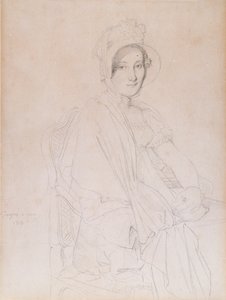 Retrato de Marie Marcoz, luego Vizcondesa de Senonnes, 1813 de Jean Auguste Dominique Ingres