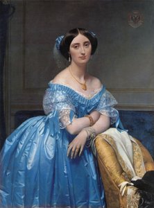 Retrato de la princesa Albert de Broglie de Jean Auguste Dominique Ingres