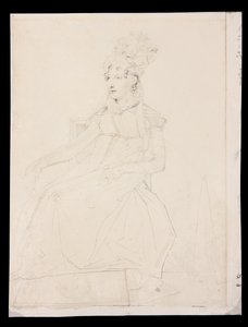 Retrato de la Reina Carolina Murat de Jean Auguste Dominique Ingres