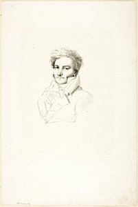 Retrato de un hombre de Jean Auguste Dominique Ingres