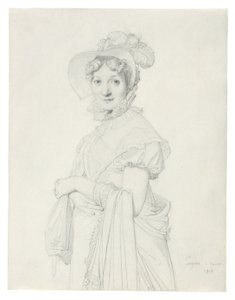 Retrato de una joven de Jean Auguste Dominique Ingres