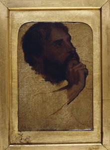 Estudio de la cabeza de un anciano para "Jesús entre los Doctores"