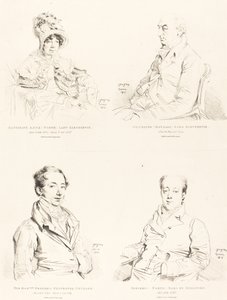 Sylvester (Douglas) Lord Glenbervie; Katherine Anne (North) Glenbervie; Frederic (North) Conde de Guilford; Frederic Sylvester Douglas de Jean Auguste Dominique Ingres