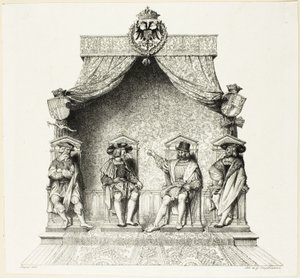 Los cuatro magistrados de Besançon de Jean Auguste Dominique Ingres