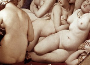 El baño turco (detalle) de Jean Auguste Dominique Ingres