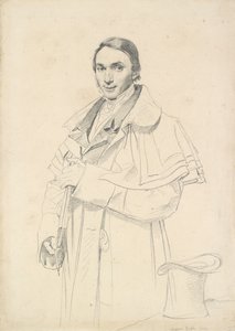 Retrato de tres cuartos de longitud de Jean-Francois-Antoine Forest, 1823 de Jean Auguste Dominique Ingres