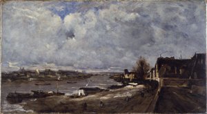 El Quai de Bercy, hacia 1890 (óleo) de Jean Baptiste Antoine Guillemet