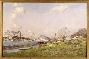 El Sena en Conflans-Charenton de Jean Baptiste Antoine Guillemet