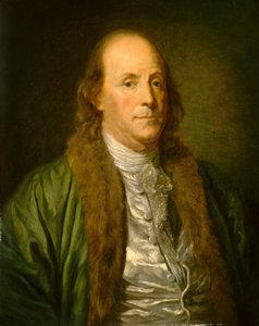Benjamín Franklin (óleo sobre lienzo)