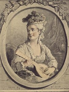 Madame Huet, grabado por Gilles Demarteau