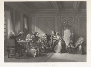 El viejo amigo (título sobre el objeto) de Jean Baptiste Alfred Cornilliet