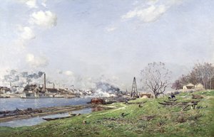 El Sena en Conflans-Charenton, 1892 de Jean Baptiste Antoine Guillemet